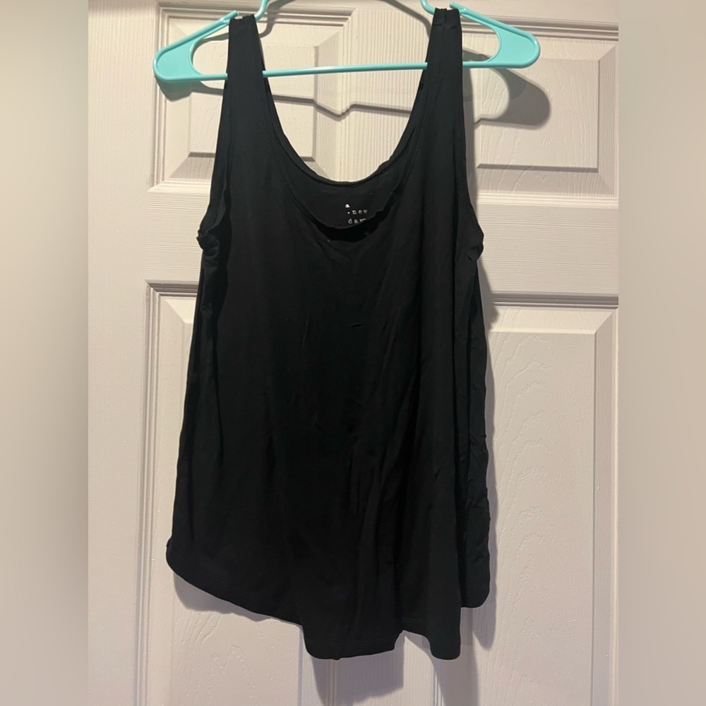 Black Casual Tank top